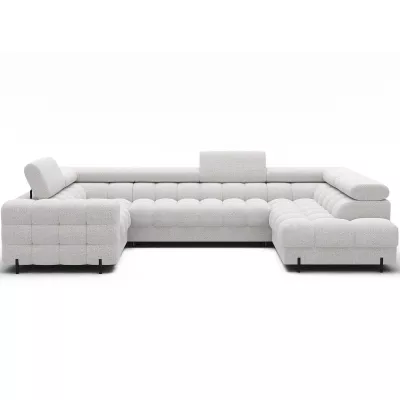 Designer-Sofagarnitur für U-förmige Sitzgruppe KALANI – weiß, echtes Design
