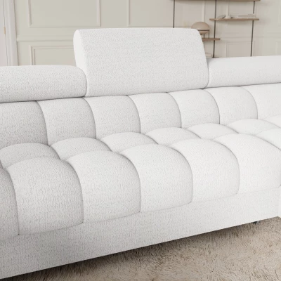Designer-Sofagarnitur für U-förmige Sitzgruppe KALANI – weiß, echtes Design