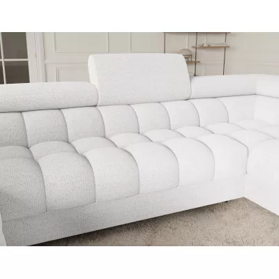 Designer-Sofagarnitur für U-förmige Sitzgruppe KALANI – weiß, echtes Design
