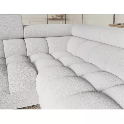 Designer-Sofagarnitur für U-förmige Sitzgruppe KALANI – weiß, echtes Design