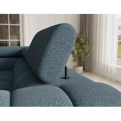 Designer-Sofagarnitur für U-förmige Räume KALANI – blau, linke Ausführung