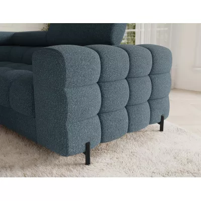 Designer-Sofagarnitur für U-förmige Räume KALANI – blau, linke Ausführung