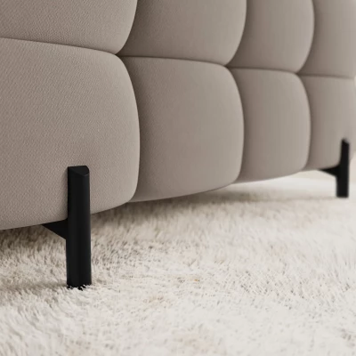 Designer-Sofagarnitur für U-förmige Sitzgruppe KALANI – Dunkelbeige, linke Ausführung