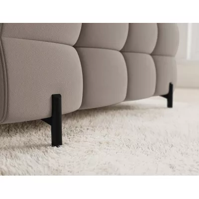 Designer-Sofagarnitur für U-förmige Sitzgruppe KALANI – Dunkelbeige, linke Ausführung