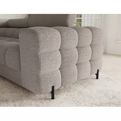 Designer-Sofagarnitur für U KALANI – grau-beige, linke Ausführung
