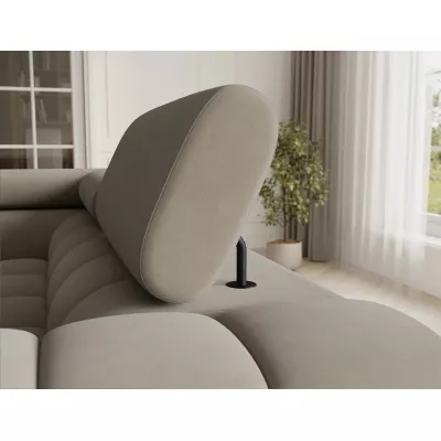 Designer-Sofagarnitur für U-förmige Sitzgruppe KALANI – beige, linke Ausführung