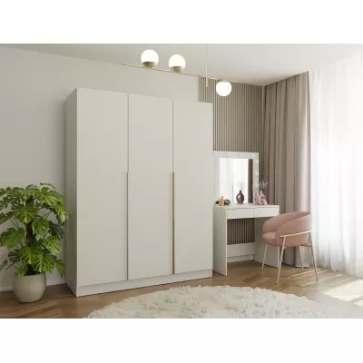 Dreitüriger Kleiderschrank 150 cm CELARI – Kaschmir