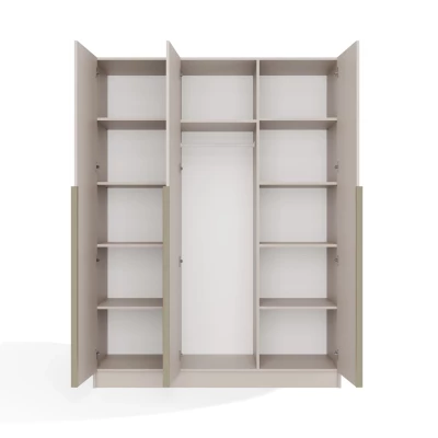 Dreitüriger Kleiderschrank 150 cm CELARI – Kaschmir