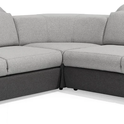 Ecksofa ANSELM - Esche / Grau