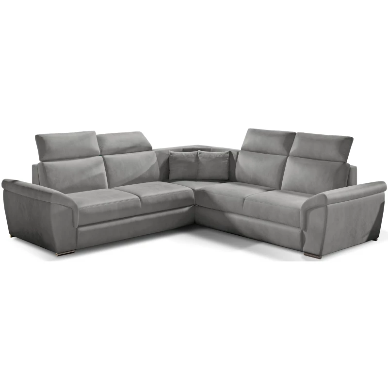 Ecksofa ANSELM - hellgrau