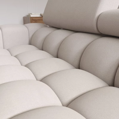 Ecksofa mit Stauraum ELIS - Latte, rechte Ecke