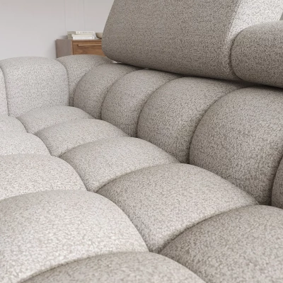 Ecksofa mit Stauraum ELIS – beige, rechte Ecke