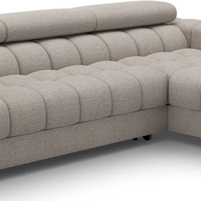 Ecksofa mit Stauraum ELIS – beige, rechte Ecke