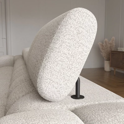 Ecksofa mit Stauraum ELIS – beige, rechte Ecke