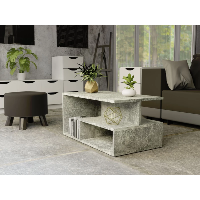 LIHUA Couchtisch - Beton