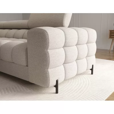Ecksofa mit Stauraum ELIS – hellbeige, rechte Ecke