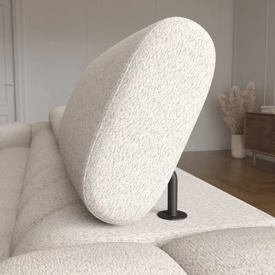 Ecksofa mit Stauraum ELIS – hellbeige, rechte Ecke