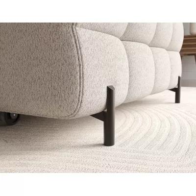 Ecksofa mit Stauraum ELIS – hellbeige, rechte Ecke