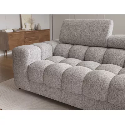Ecksofa mit Stauraum ELIS – grau-beige, rechte Ecke