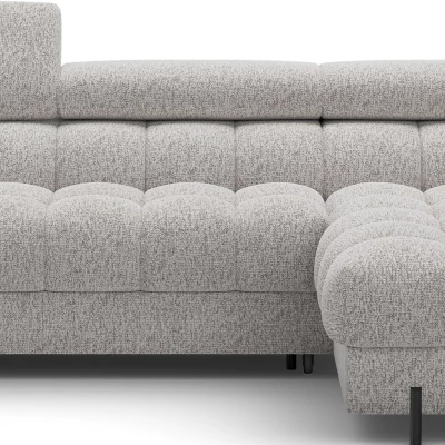 Ecksofa mit Stauraum ELIS – grau-beige, rechte Ecke