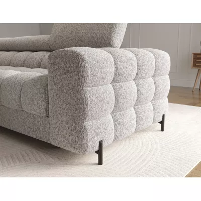 Ecksofa mit Stauraum ELIS – grau-beige, rechte Ecke
