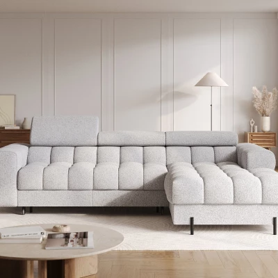 Ecksofa mit Stauraum ELIS - Esche, rechte Ecke