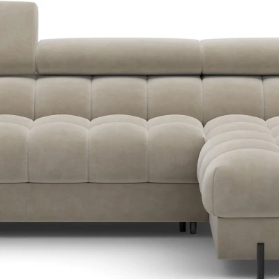 Ecksofa mit Stauraum ELIS – dunkelbeige, rechte Ecke