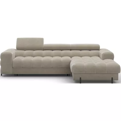 Ecksofa mit Stauraum ELIS – dunkelbeige, rechte Ecke