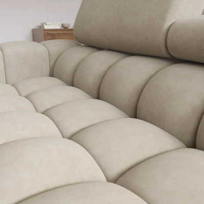 Ecksofa mit Stauraum ELIS – dunkelbeige, rechte Ecke