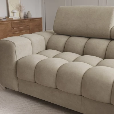 Ecksofa mit Stauraum ELIS – dunkelbeige, rechte Ecke