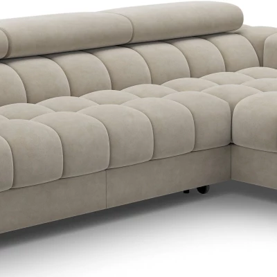 Ecksofa mit Stauraum ELIS – dunkelbeige, rechte Ecke
