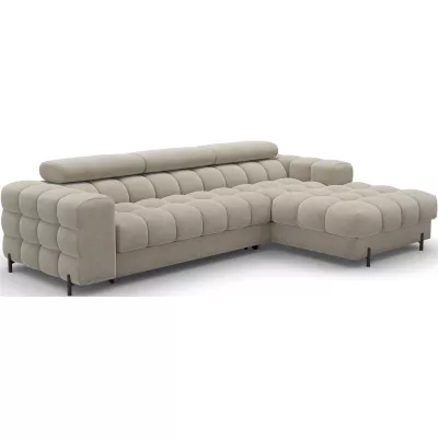 Ecksofa mit Stauraum ELIS – dunkelbeige, rechte Ecke