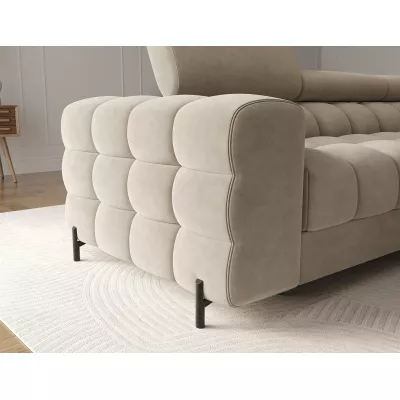 Ecksofa mit Stauraum ELIS – dunkelbeige, rechte Ecke