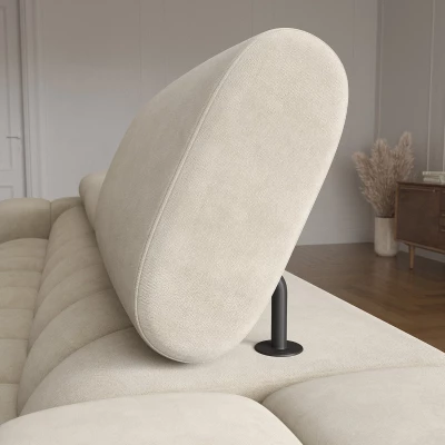 Ecksofa mit Stauraum ELIS – dunkelbeige, rechte Ecke