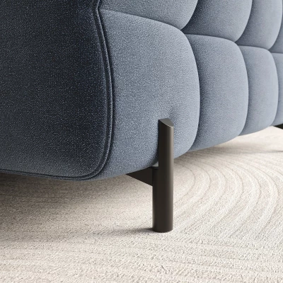 Ecksofa mit Stauraum ELIS - blau, rechte Ecke