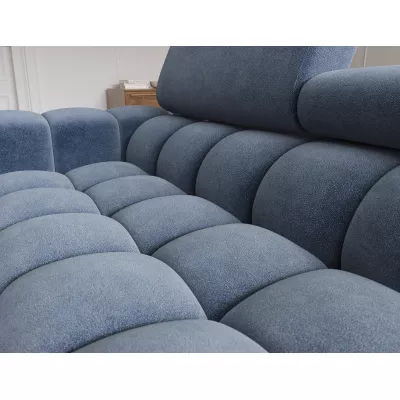 Ecksofa mit Stauraum ELIS - blau, rechte Ecke