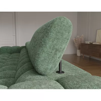 Ecksofa mit Stauraum ELIS - grün, rechte Ecke