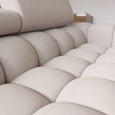 Ecksofa mit Stauraum ELIS - Latte, linke Ecke