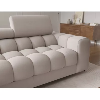 Ecksofa mit Stauraum ELIS - Latte, linke Ecke