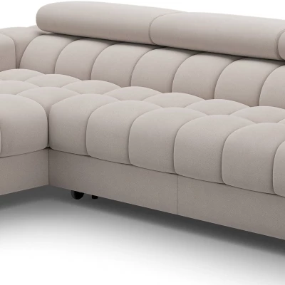 Ecksofa mit Stauraum ELIS - Latte, linke Ecke