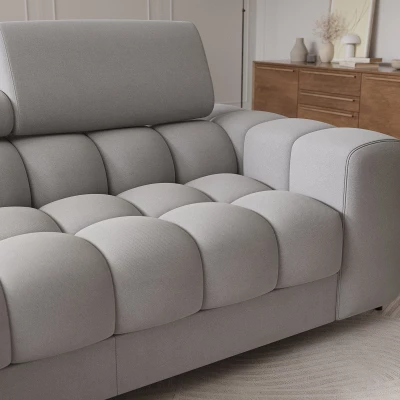 Ecksofa mit Stauraum ELIS - grau, linke Ecke