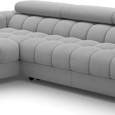 Ecksofa mit Stauraum ELIS - grau, linke Ecke