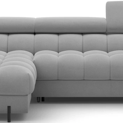 Ecksofa mit Stauraum ELIS - grau, linke Ecke