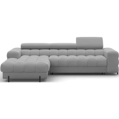 Ecksofa mit Stauraum ELIS - grau, linke Ecke