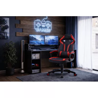 SKARVI Gaming-Stuhl - rot