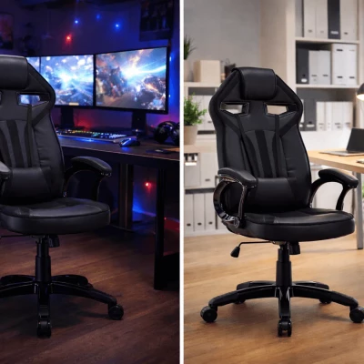 SKARVI Gaming-Stuhl – Schwarz