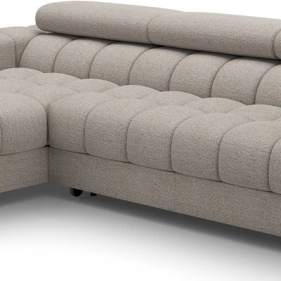 Ecksofa mit Stauraum ELIS – beige, linke Ecke