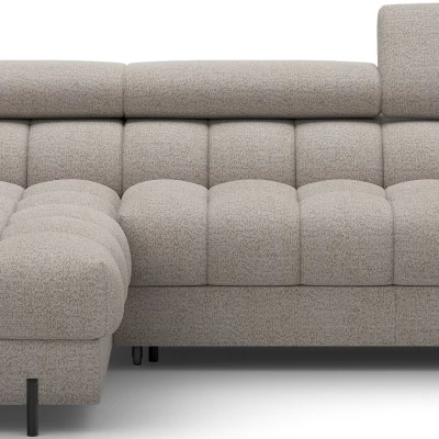 Ecksofa mit Stauraum ELIS – beige, linke Ecke