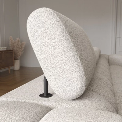 Ecksofa mit Stauraum ELIS – beige, linke Ecke