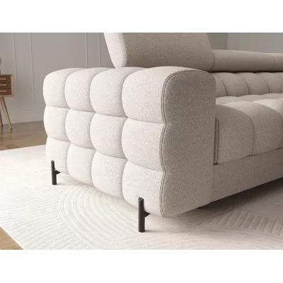 Ecksofa mit Stauraum ELIS – hellbeige, linke Ecke